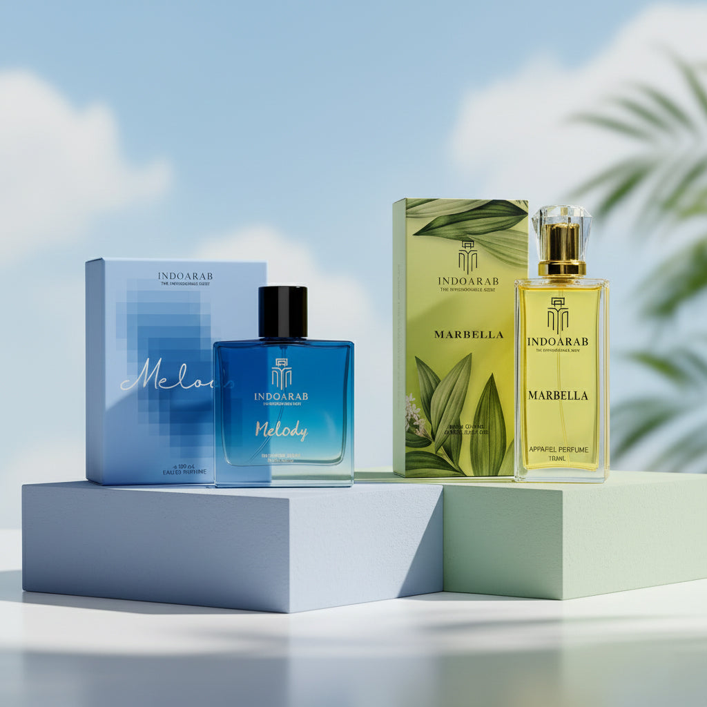 The Indoarab Harmony & Heritage Duo: Melody & Marbela  (Pack of Two X 100ML )